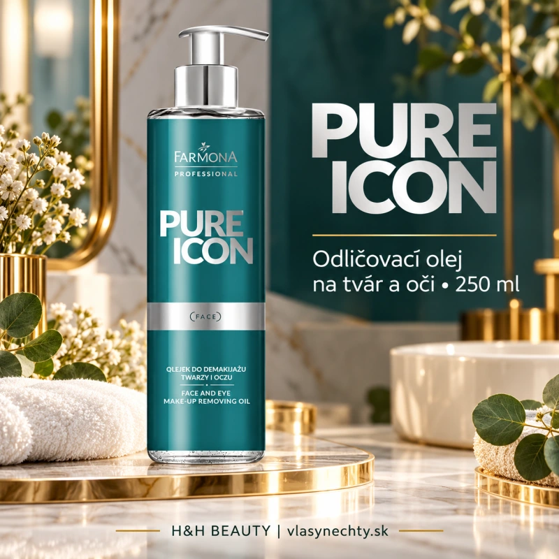 Farmona pure icon odličovací olej na tvár a oči 250 ml