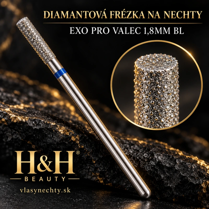 DIAMANTOVÁ FRÉZKA NA NECHTY EXO PRO VALEC 1,8MM BL