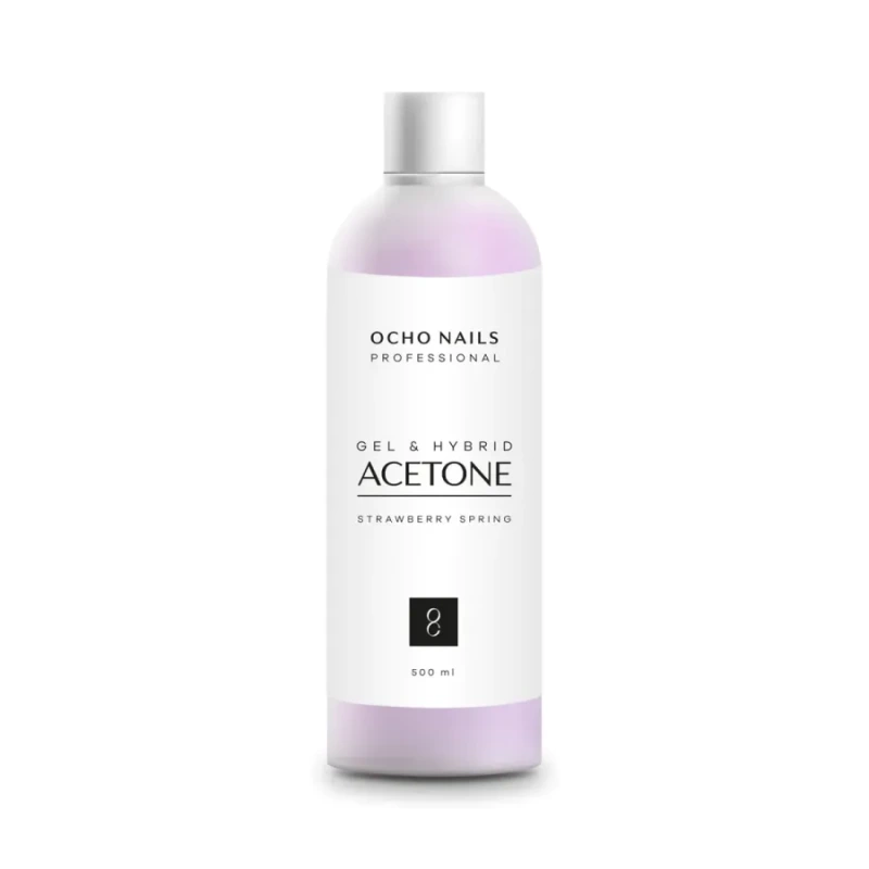 OCHO NAILS ACETÓN JAHODOVÝ 500 ML 1