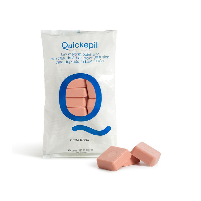 QUICKEPIL ROSE – Tvrdý bezpásikový depilačný vosk ružový 1 kg 1