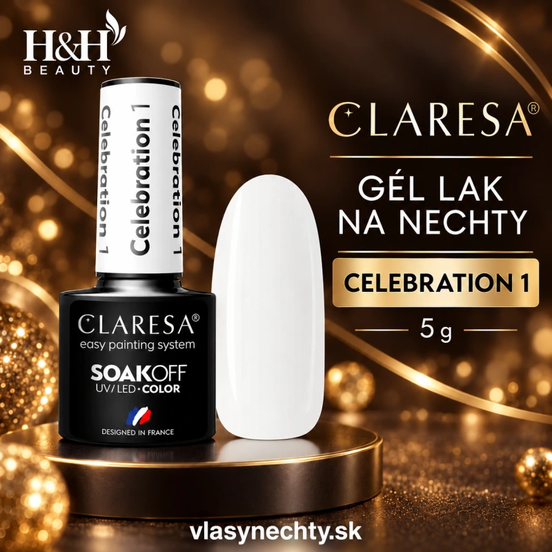 CLARESA GÉL LAK NA NECHTY CELEBRATION 1 5G