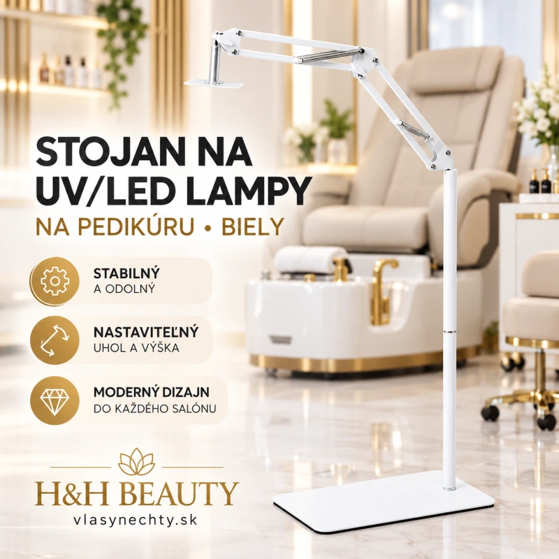 Stojan na UV/LED lampy na pedikúru biely