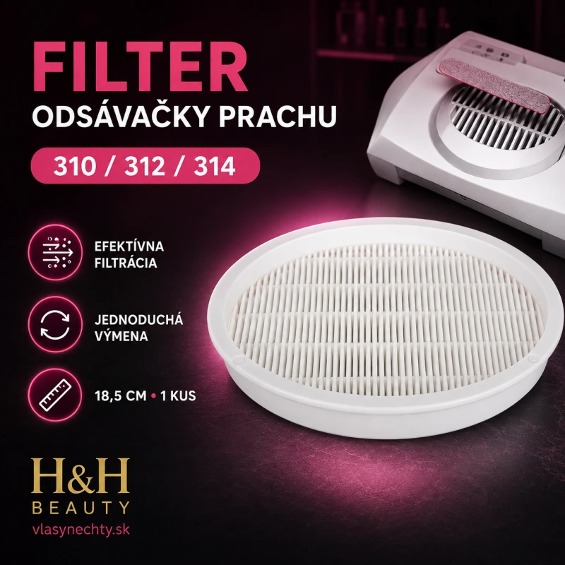 FILTER ODSÁVAČKY PRAKU MANIKÉRSKEHO STOLA 310 / 312 / 314