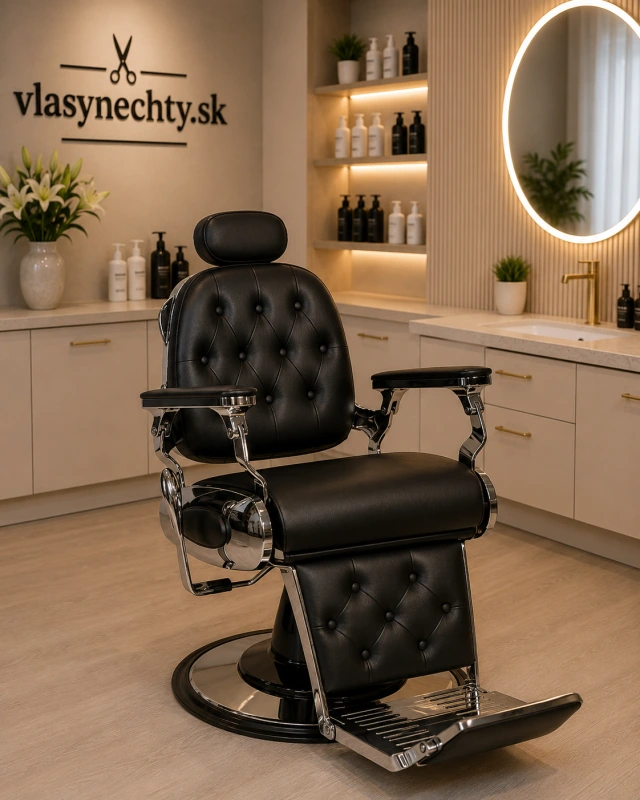 BARBERSKE KRESLO GABBIANO FRANCESCO ČIERNE