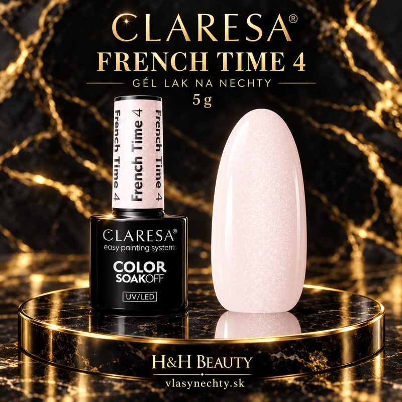 Gél lak na nechty CLARESA French Time 4 -5g