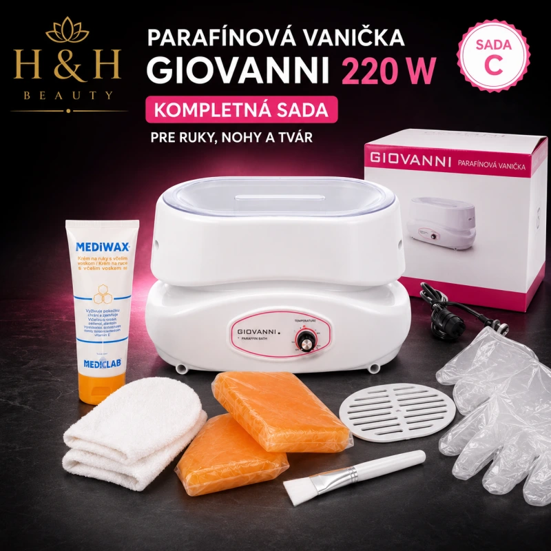 PARAFINOVÁ VANIČKA GIOVANNI 220W SADA C
