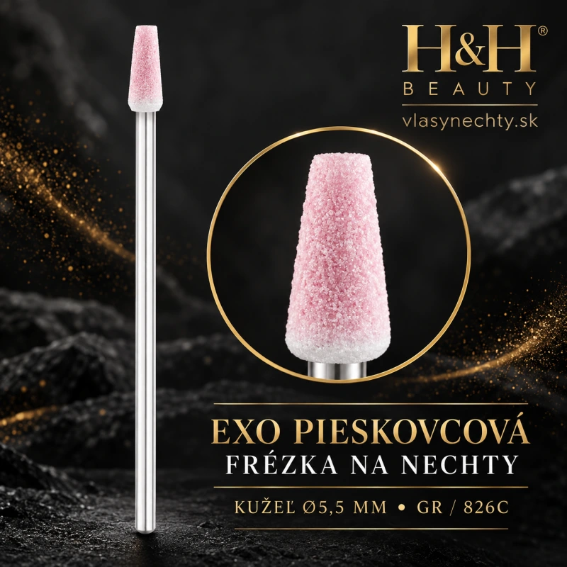 EXO PIESKOVCOVÁ FRÉZKA NA NECHTY – KUŽEĽ Ø5,5MM GR /826C