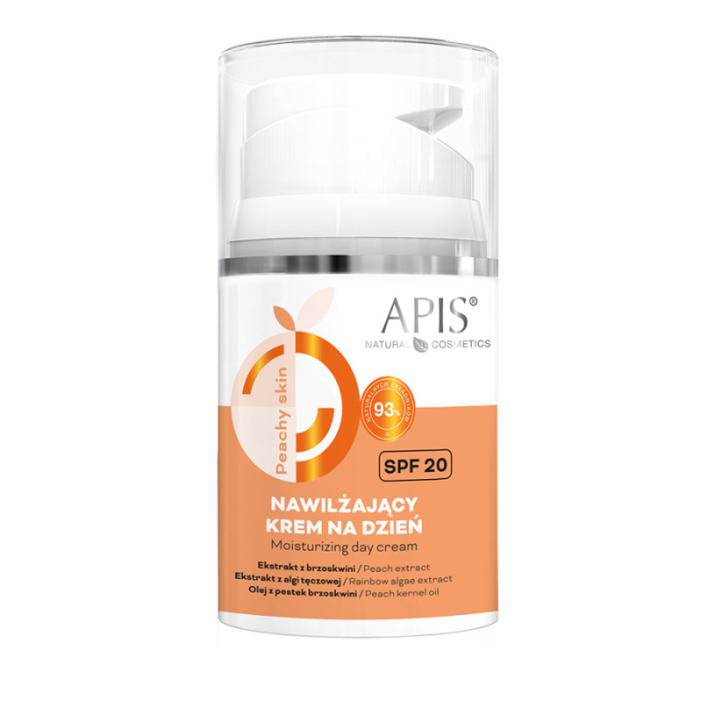 Apis PEACHY SKIN – Hydratačný denný krém SPF 20 (50 ml) 2
