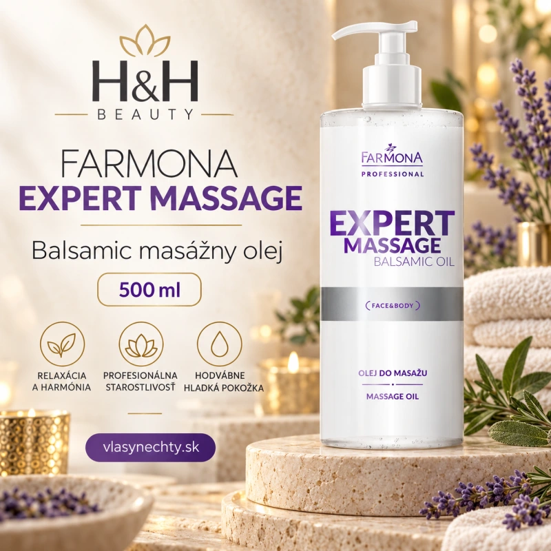 FARMONA MASÁŽNY OLEJ EXPERT MASSAGE BALSAMIC OIL 500 ML