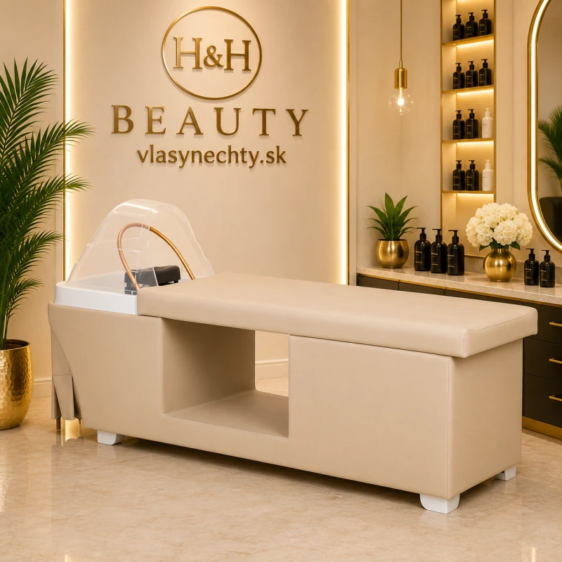 KADERNÍCKY UMÝVACÍ BOX Gabbiano Head Spa Maldives béžový