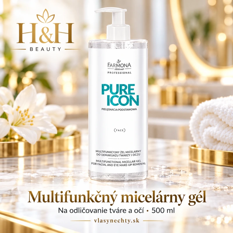 FARMONA PURE ICON Multifunkčný micelárny gél na odličovanie tváre a očí 500ml