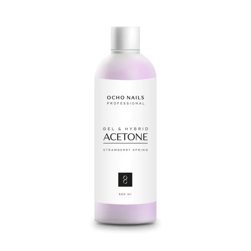 OCHO NAILS ACETÓN JAHODOVÝ 500 ML