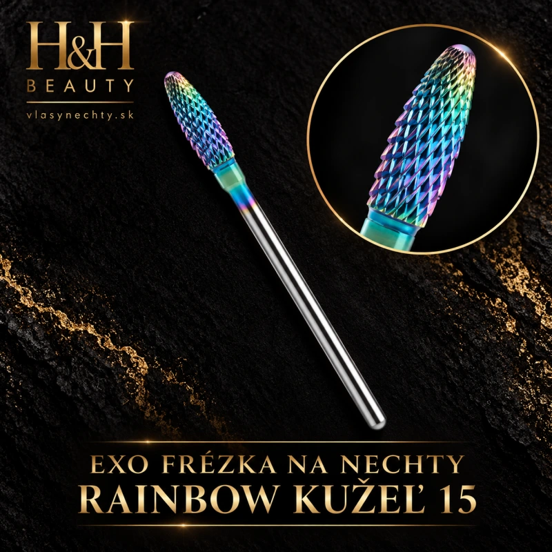 EXO FRÉZKA NA NECHTY RAINBOW KUŽEĽ 15