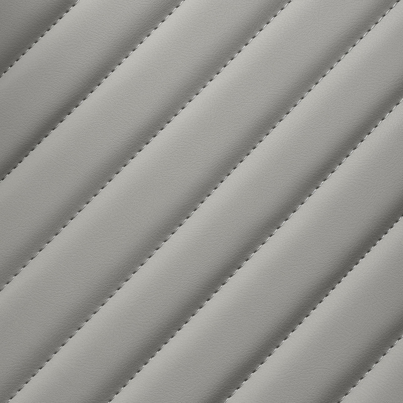 BARBERSKE KRESLOGabbiano Levi, sivé s čiernym rámom, bez prešívania na operadle 12