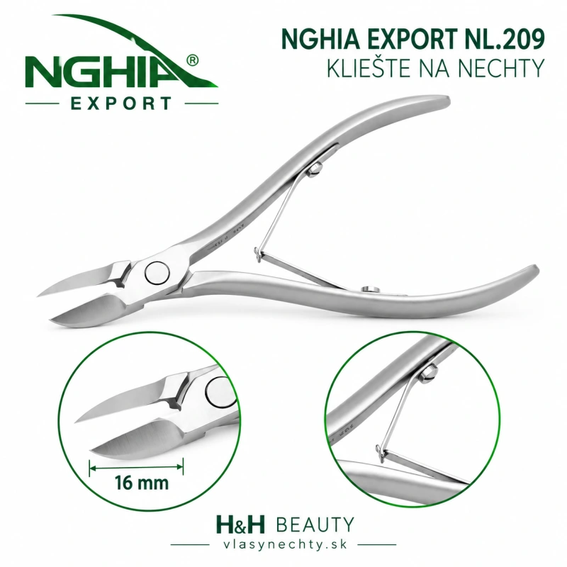 NGHIA EXPORT kliešte na nechty NL.209 16MM
