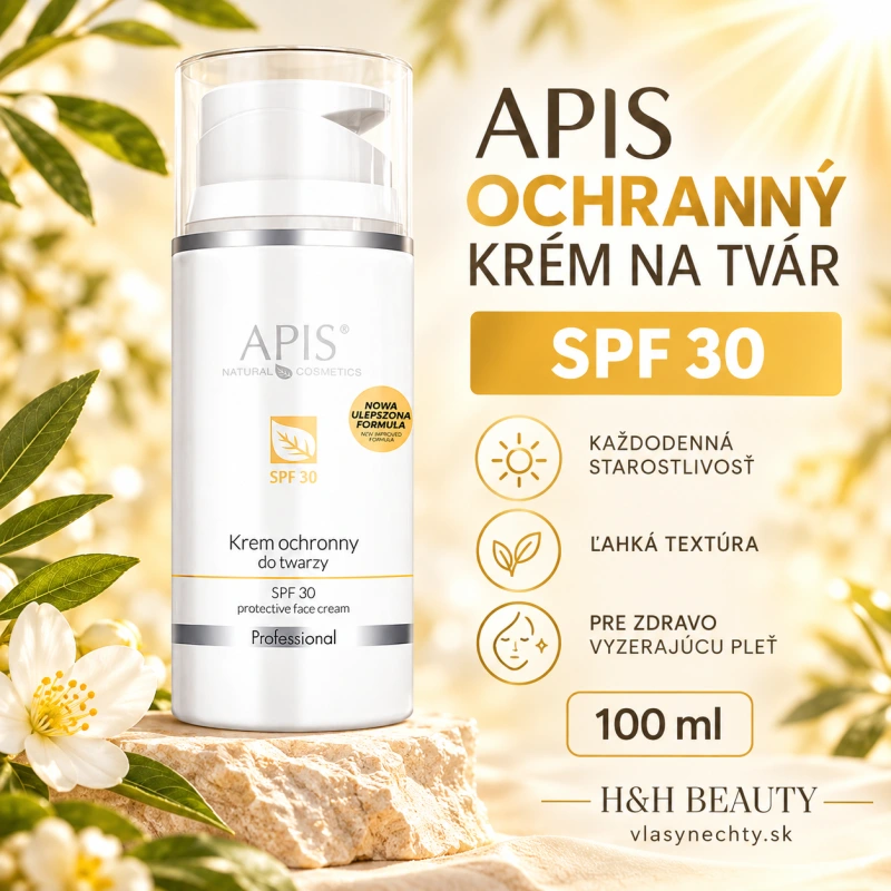 APIS OCHRANNÝ KRÉM NA TVÁR SPF 30 100 ml