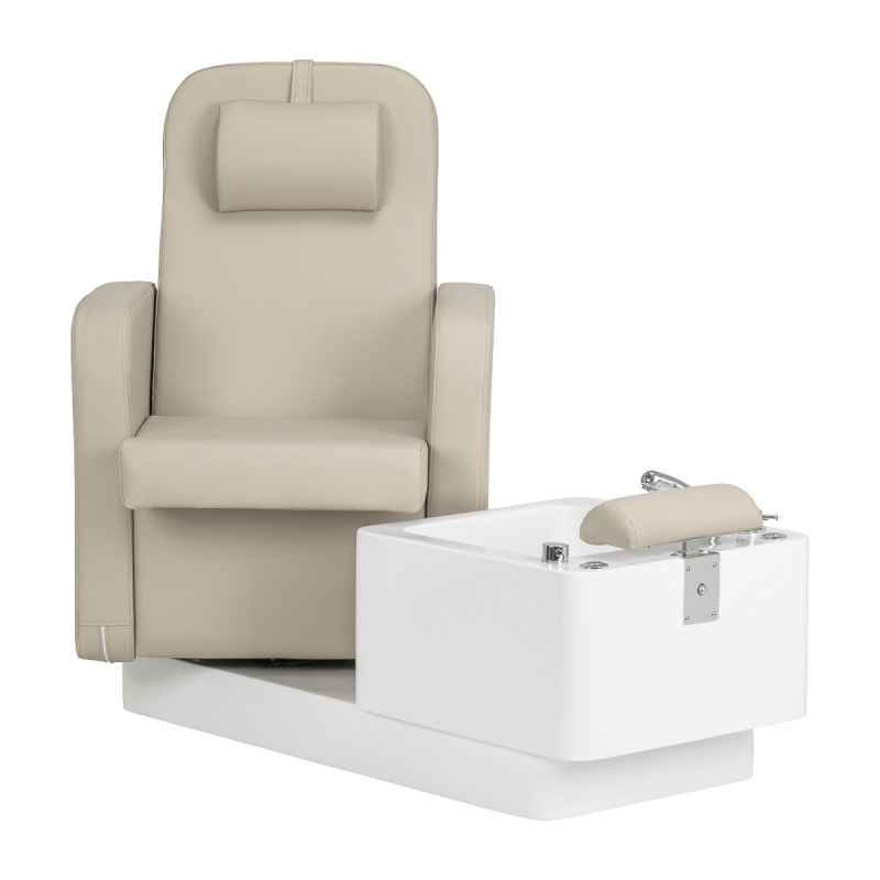 Kozmetické kreslo SPA na pedikúru Sillon Elysia krémový 1