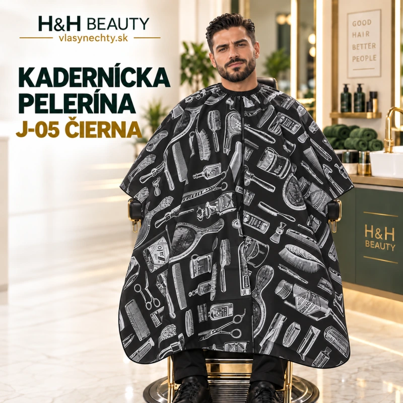 KADERNÍCKA PELERÍNA J-05 ČIERNA