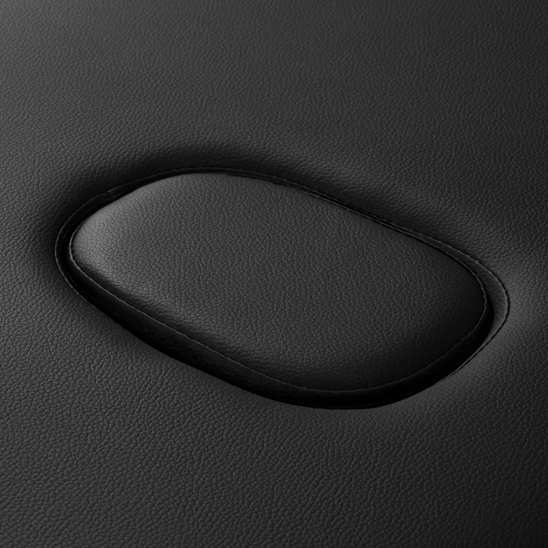 BALANCE – skladací masážny stôl, hliníkový, 2-segmentový, čierny 7