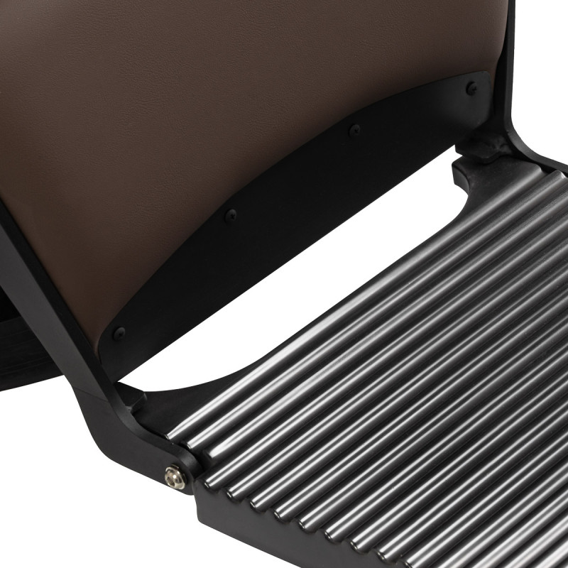 BARBERSKE KRESLO GABBIANO Continental HNEDÉ 12