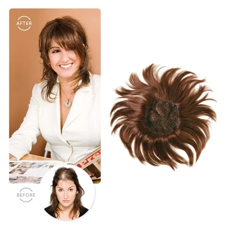 SANGRÁ HAIR – VOLUM HAIR Ručne vyrobený prírodný vlasový diel pre objem