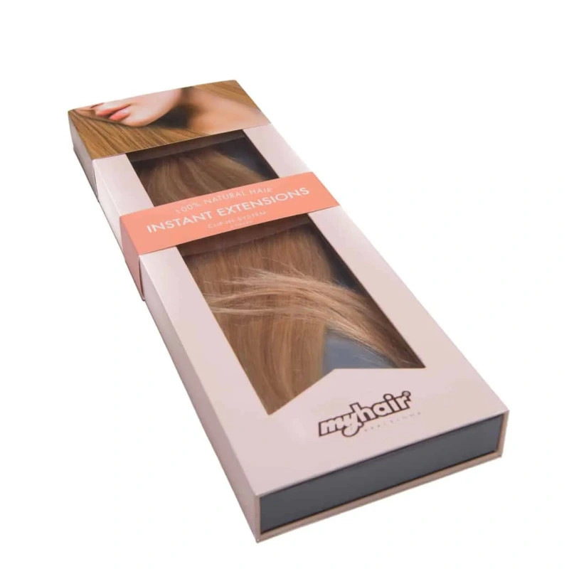 SANGRA HAIR TWENTY 110 – Prírodné clip-in vlasy, 50 cm celková dĺžka, 4 kusy 4