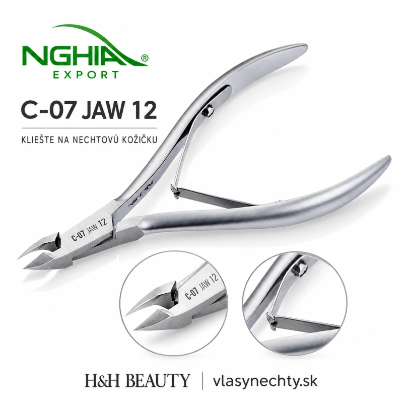 NGHIA EXPORT KLIEŠTE NA NECHTOVÚ KOŽIČKU C-07 JAW 12