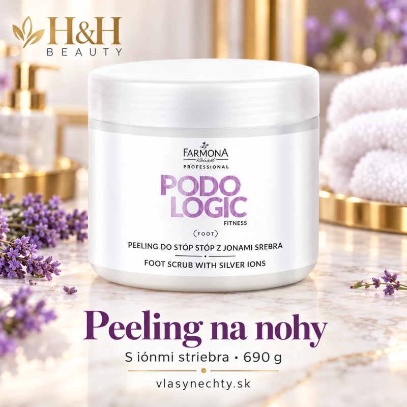 FARMONA PODOLOGIC FITNESS Peeling na nohy s iónmi striebra 690g