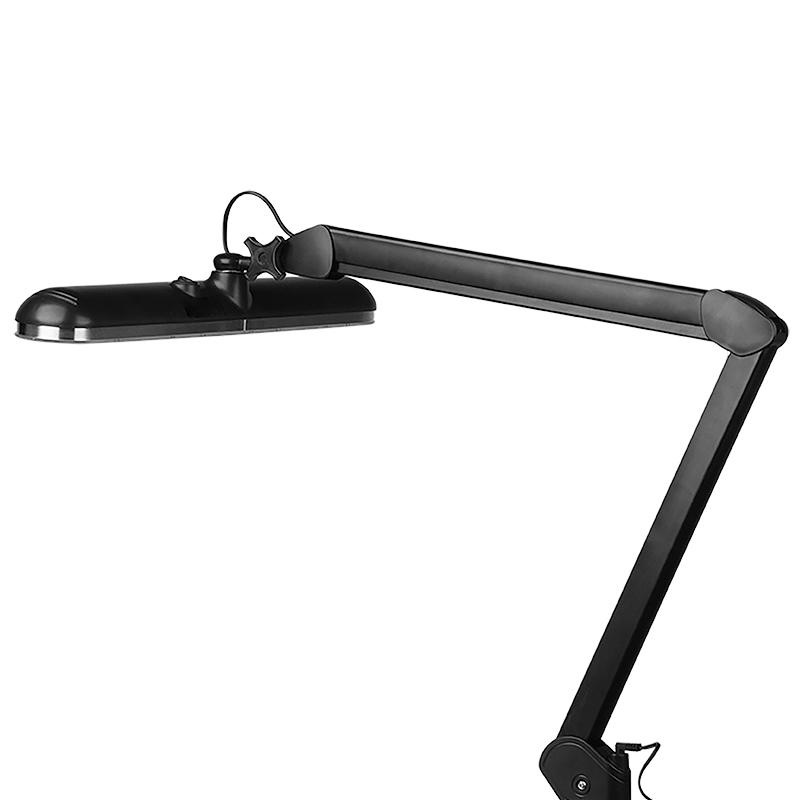 KOZMETICKÁ PRACOVNÁ LAMPA LED ELEGANTE 801-TL NA STÔL S REGULOVANOU INTENZITOU A FARBY SVETLA ČIERNA 1