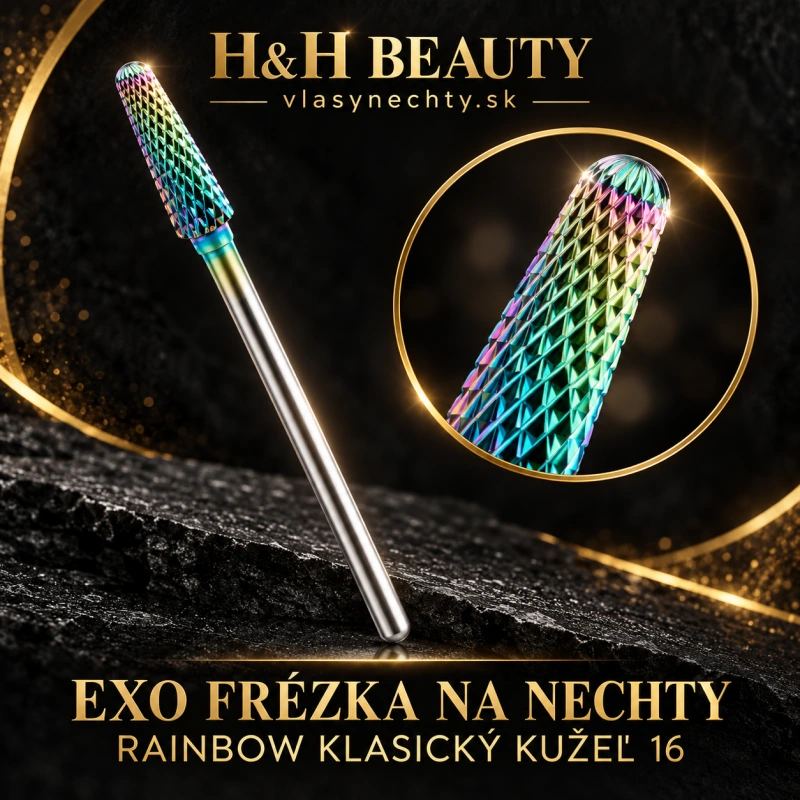 EXO FRÉZKA NA NECHTY RAINBOW KLASICKY KUŽEĽ 16