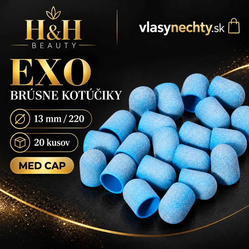 EXO brúsne kotúčiky 13mm /220 20 kusov Med Cap