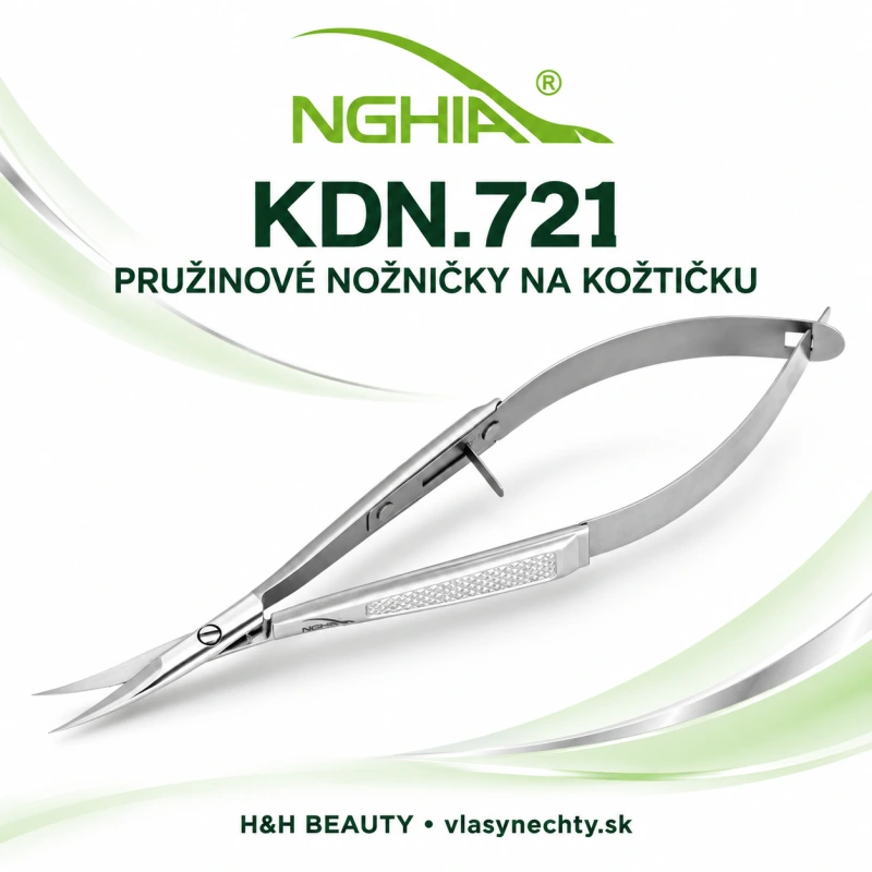 NGHIA EXPORT KDN.721 pružinové nožnice na kožtičku