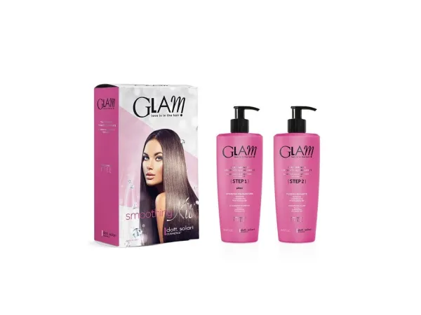 GLAM vyhladzujúca keratínová kúra 2×500 ml