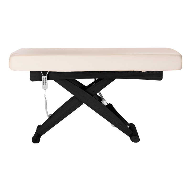 Leżanka SPA Sillon Siesta kremowa z czarną podstawą 5