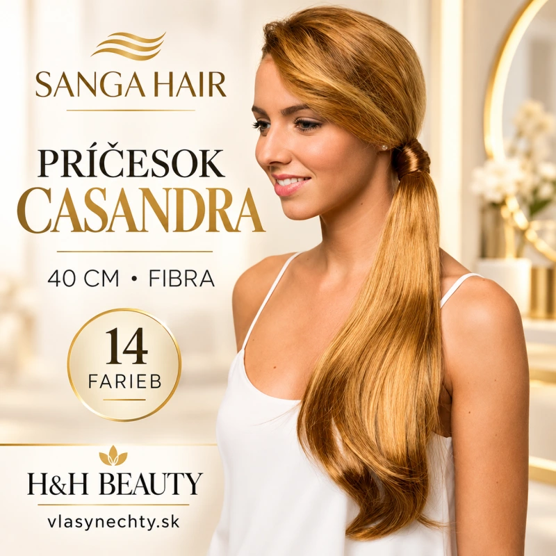 Sanga Hair príčesok CASANDRA 40cm fibra 2