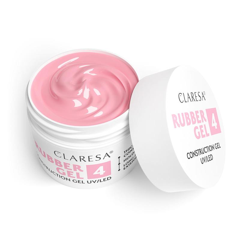 CLARESA STAVEBNÝ GÉL NA NECHTY Rubber gel 4 45g