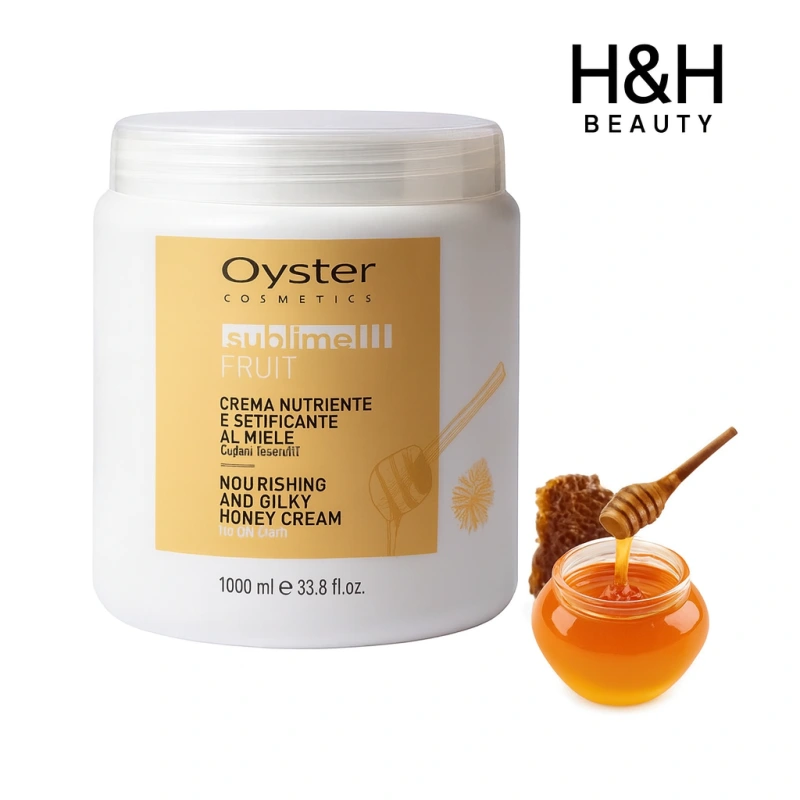 OYSTER Maska med a hodváb 1000 ml, na suché a poškodené vlasy bez lesku