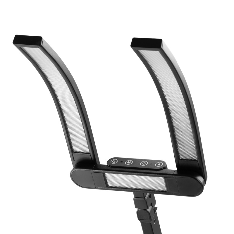 Lampa na manikúru Glow L05, ohnutá pre stolovú dosku, čierna 3