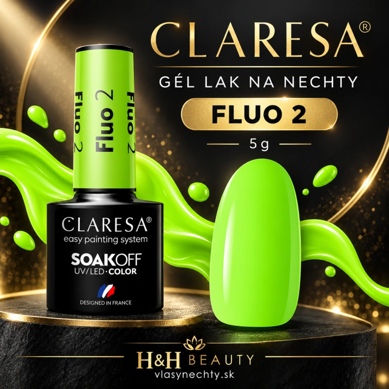CLARESA GÉL LAK NA NECHTY FLUO 2 - 5g