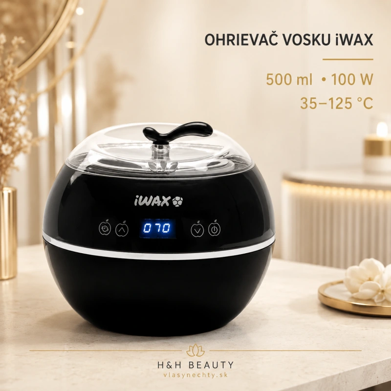 Odhrievač vosku iWax – plechovka 500 ml | 100 W | čierny