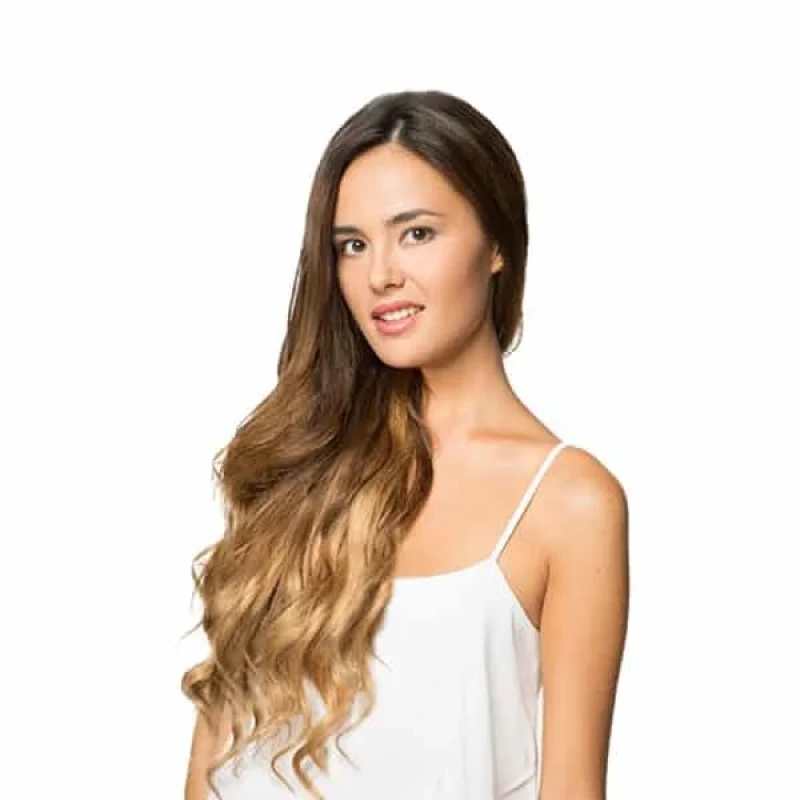 SANGRA HAIR TWENTY 110 – Prírodné clip-in vlasy, 50 cm celková dĺžka, 4 kusy 2