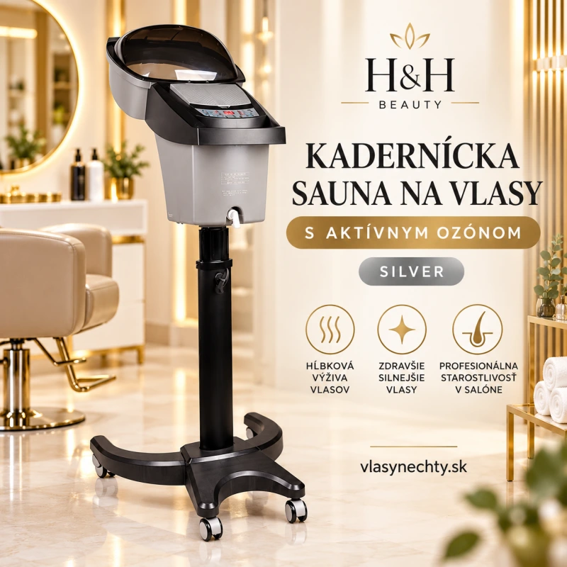 KADERNÍCKA SAUNA NA VLASY SILVER S AKTÍVNYM OZÓNOM