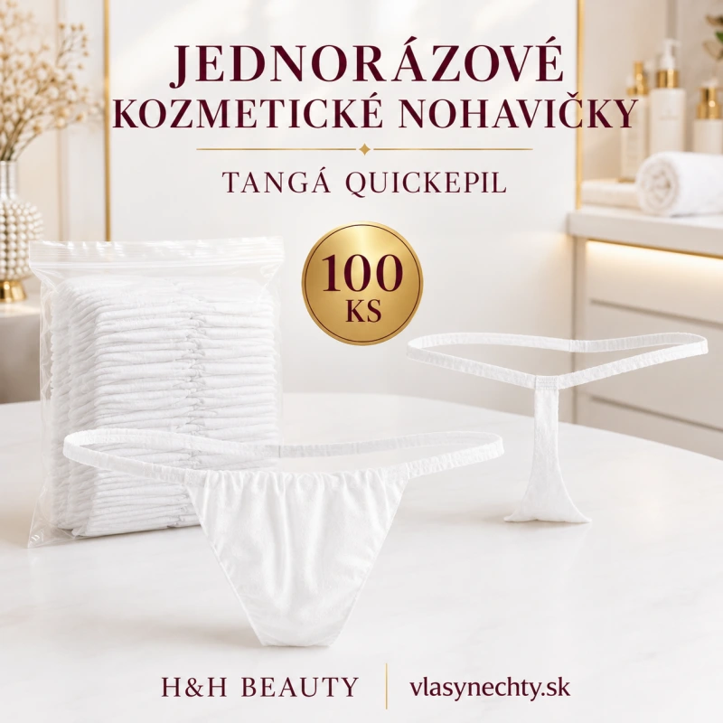 JEDNORÁZOVÉ KOZMETICKÉ NOHAVIČKY TANGÁ QUICKEPIL 100 KS 3