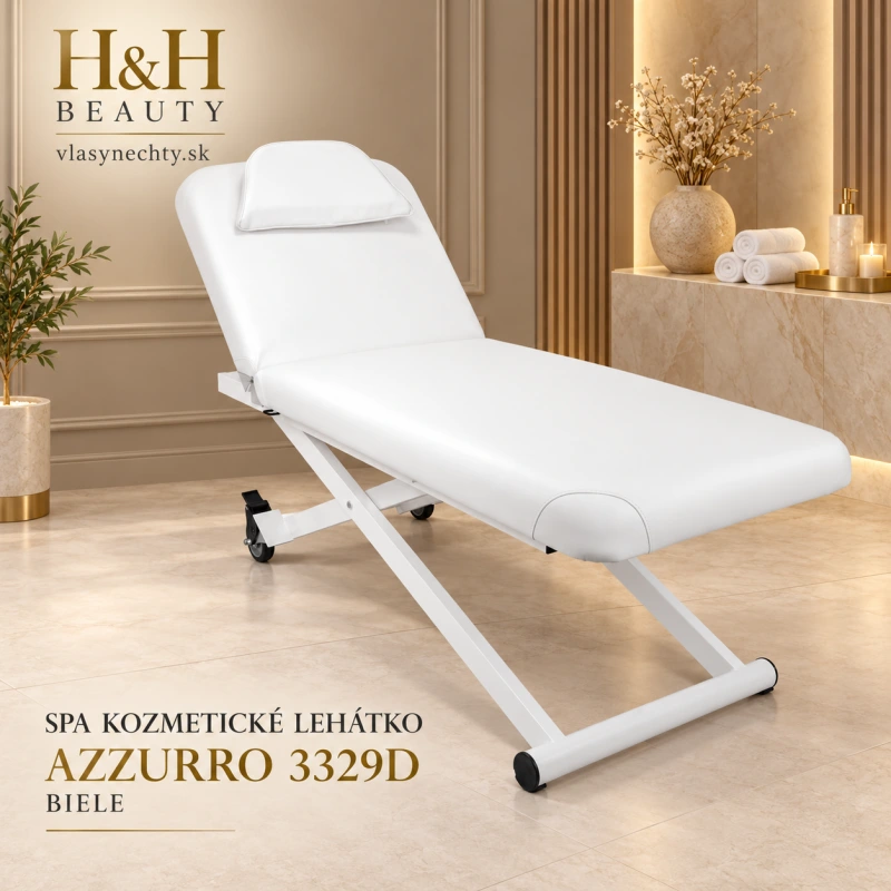 SPA KOZMETICKÉ LEHÁTKO AZZURRO 3329D BIELE