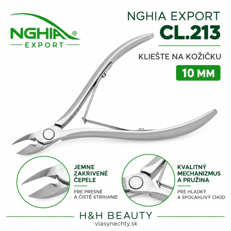 NGHIA EXPORT kliešte na kožičku CL.213 10 mm