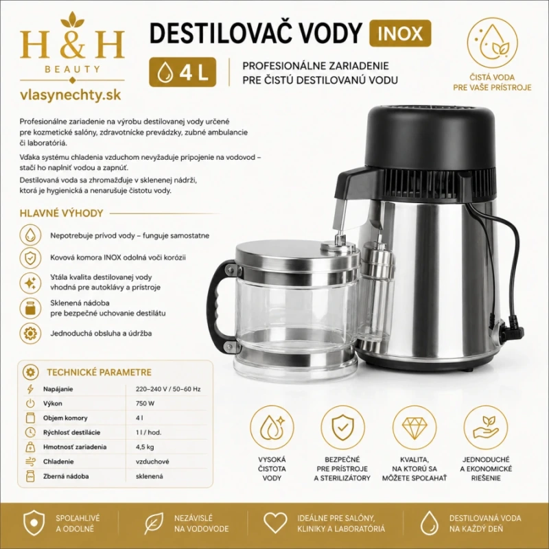 DESTILOVAČ VODY INOX 5
