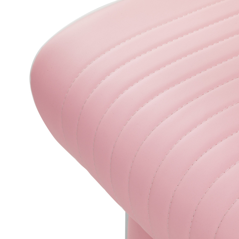 BARBERSKÉ KRESLO GABBIANO VISIONERIO ružové, chrómový rám 11