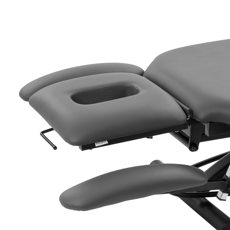 Elektrický rehabilitačný stôl na masáž a fyzioterapiu Balance Novus 4 sivý 8