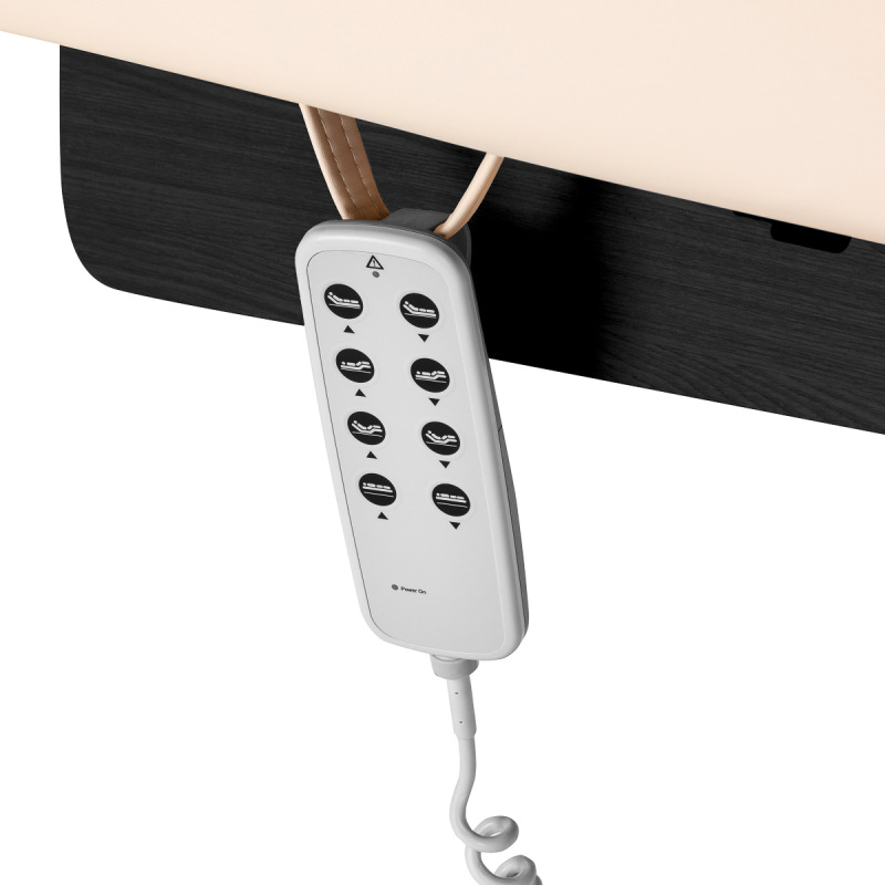 Leżanka SPA Sillon Siesta kremowa z czarną podstawą 6