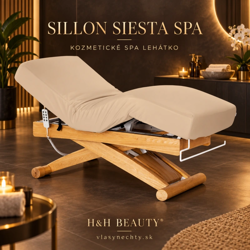 KOZMETICKÉ SPA LEHÁTKO Sillon Siesta SPA, béžové s svetlo hnedou základňou